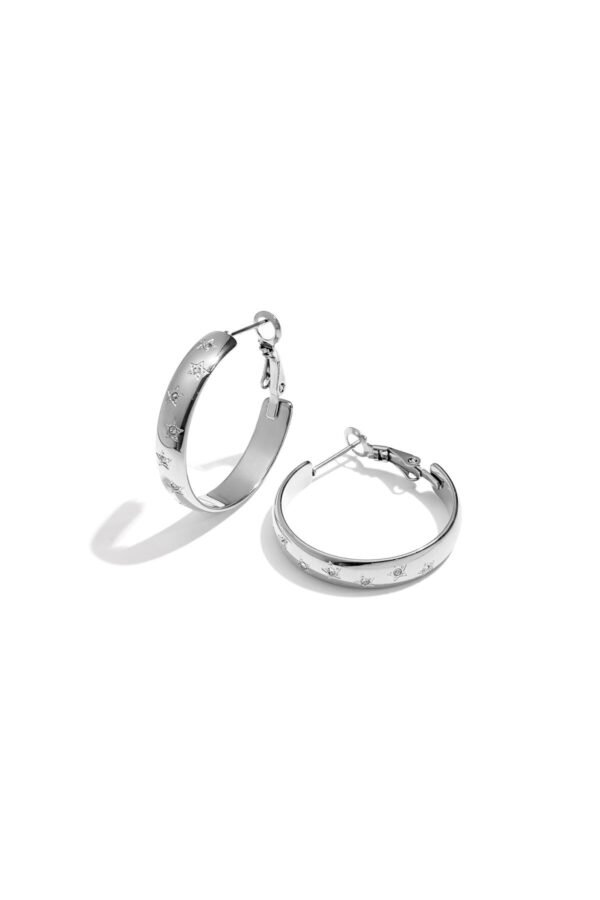 Earrings 'Trendy star hoops'