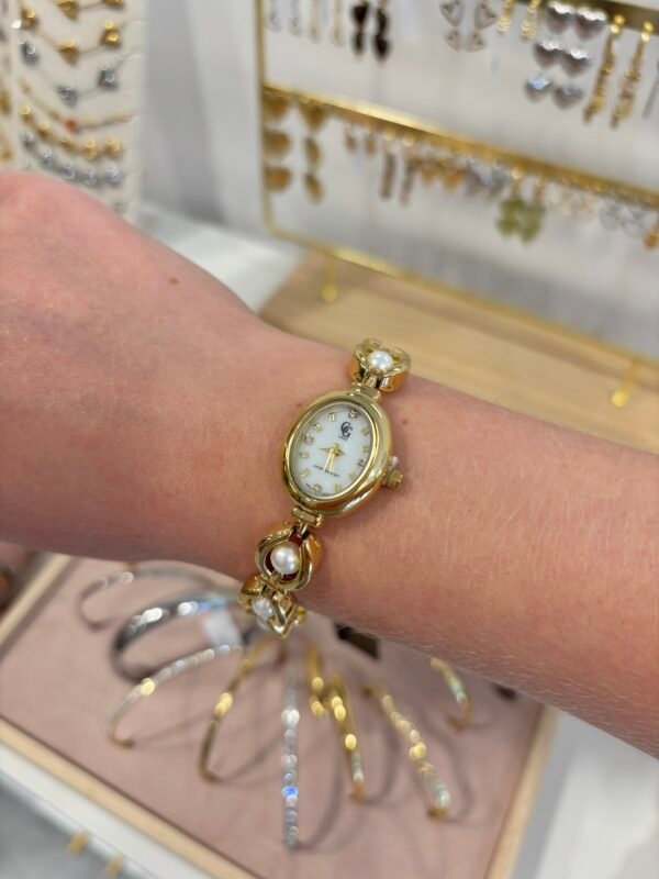 Horloge 'Amelia' goud