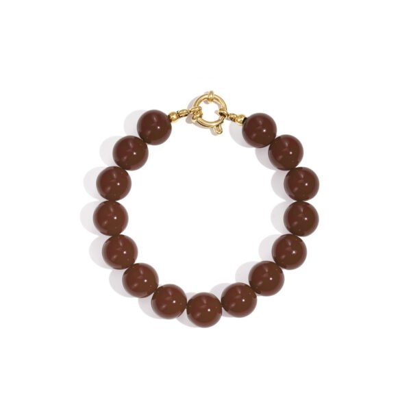 Bracelet 'Brown beads'