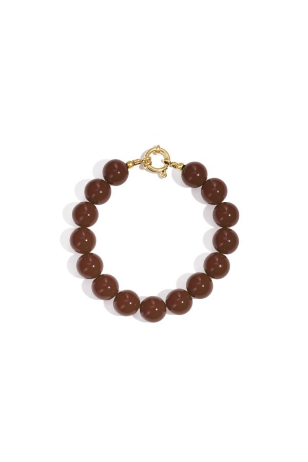 Bracelet 'Brown beads'
