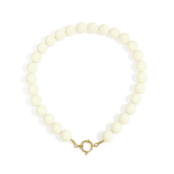 Necklace 'White beads'