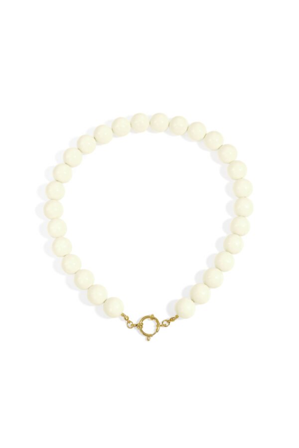 Necklace 'White beads'