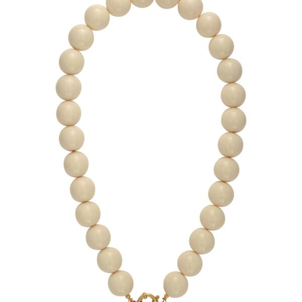 Necklace 'Beige beads'
