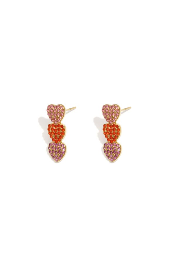 Earrings 'Orange/pink'