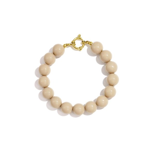 Bracelet 'Beige beads'