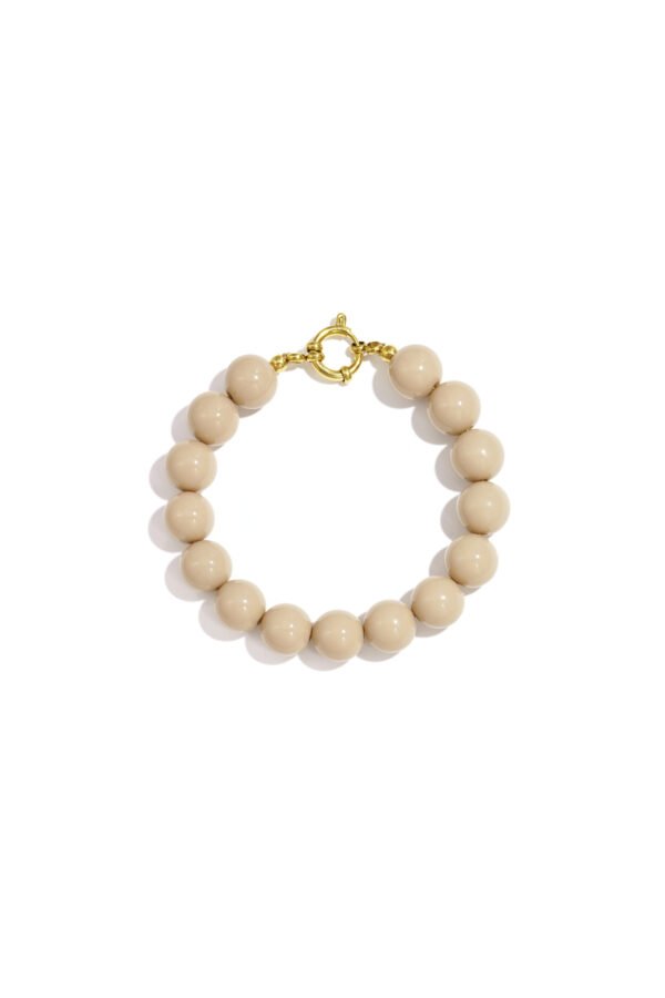 Bracelet 'Beige beads'