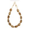 Telefoonkoord 'Light brown stones'