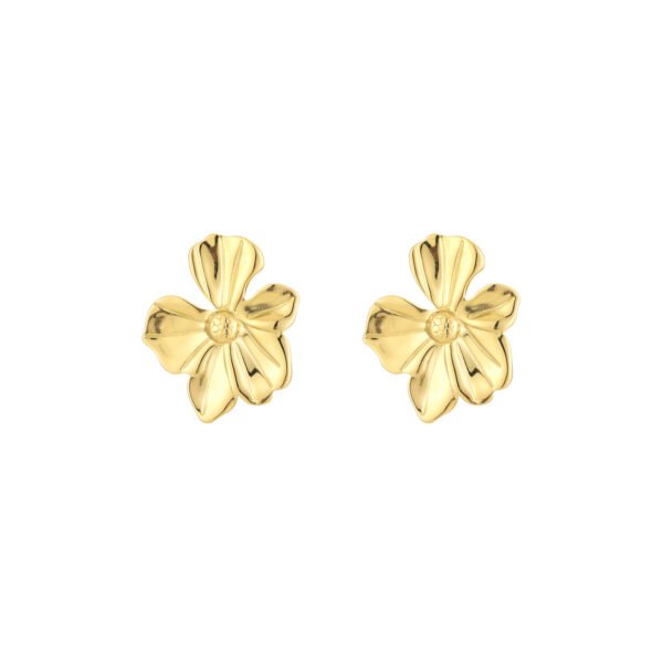 Earrings 'Statement flower studs'