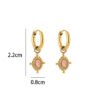 Earrings 'Pink glow'