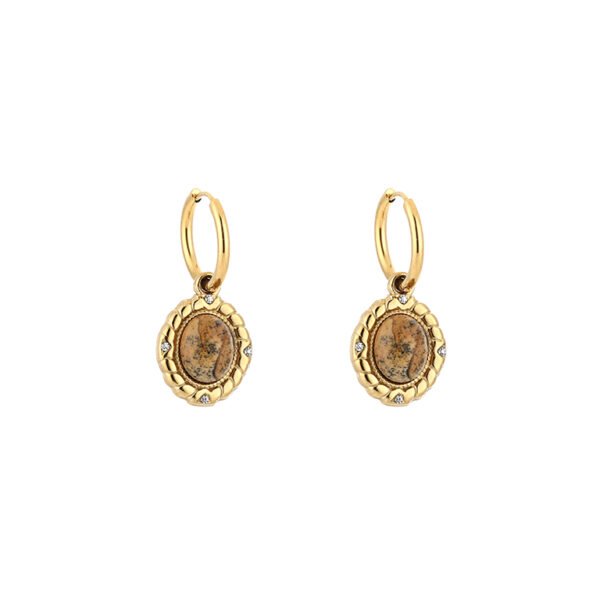 Earrings 'Touch of gold'