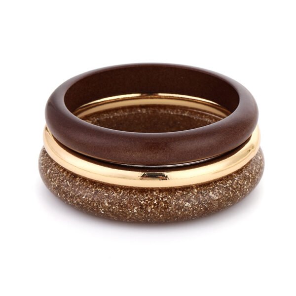 Bracelet 'Brown mix bold'