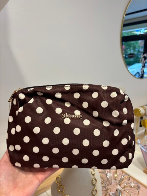 Make-up tasje 'Polka dot'
