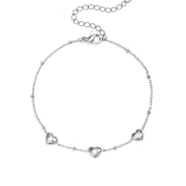Bracelet 'Diamond hearts'