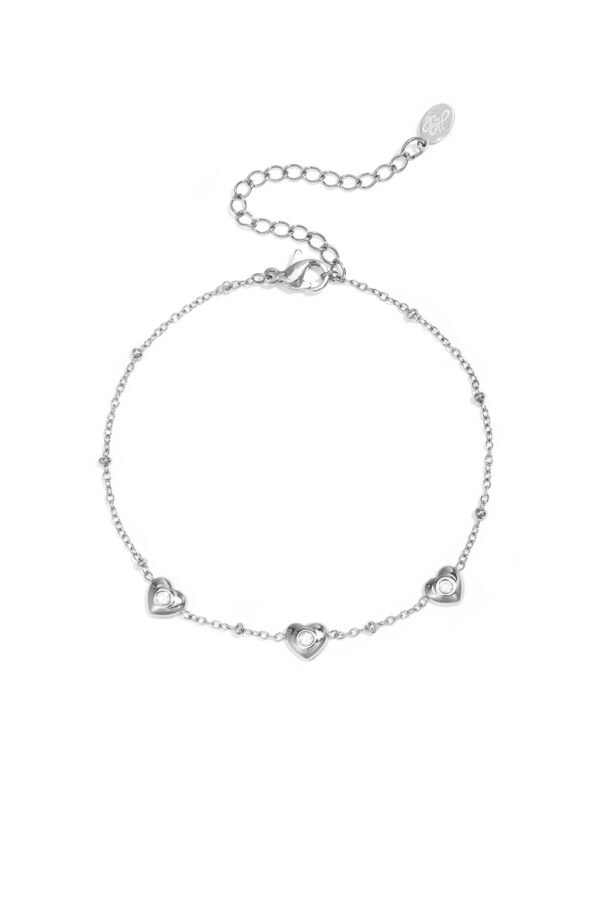 Bracelet 'Diamond hearts'