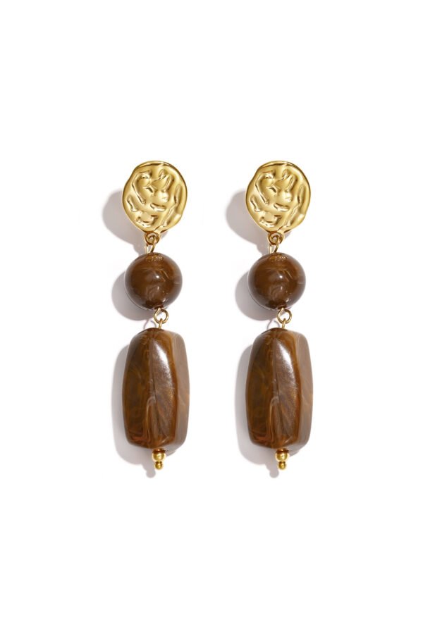 Earrings 'Brown'