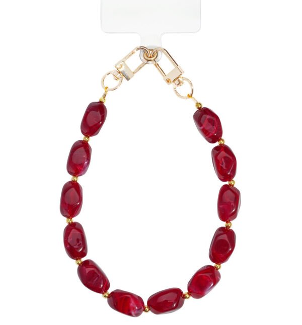Telefoonkoord 'Bordeaux stones'