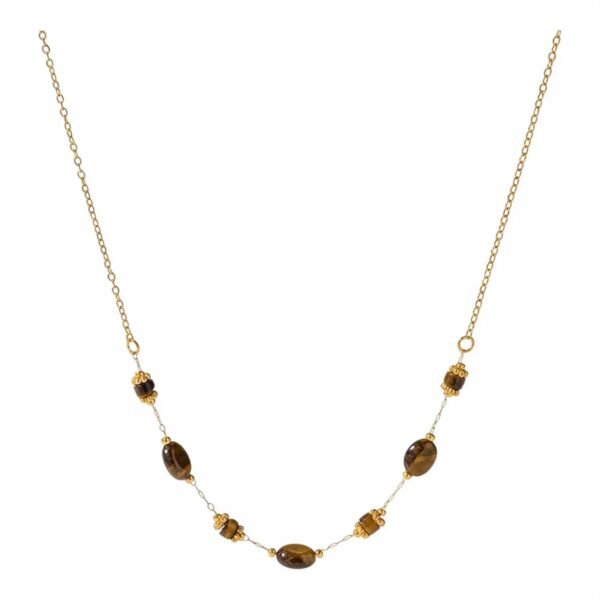 Necklace 'Brown beads'