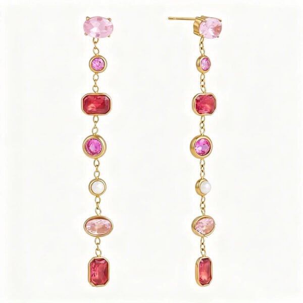 image6 (20) Earrings 'Pink party'